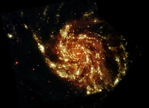 The Pinwheel Galaxy seen through optical and ultraviolet wavelengths. Studied in search of dark matter and light interactions. Credit: ESA/XMM & R. Willatt